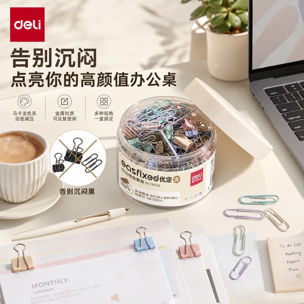得力彩色工字钉按钉不锈钢手工大头针钉子摁钉软木钉美工钉别针固定钉小图钉木板钉照片墙装饰创意票夹回形针