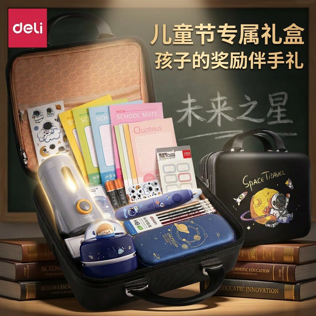 六一儿童节礼物生日礼物纪念小学生文具礼盒送儿子女儿成长仪式
