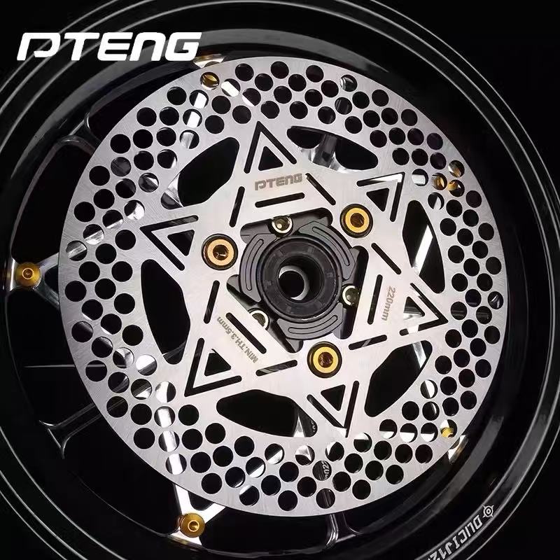 PT固定碟超大飞机声音刹车盘2020/220mm小牛九号机械师雅迪碟刹盘