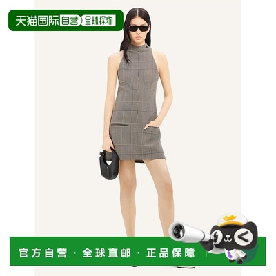 香港直邮Courreges 无袖 A 字连衣裙 324CRO456PL0165