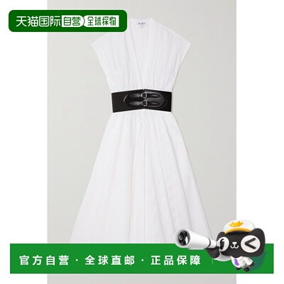 1h可退 香港直邮alaia 女士 徽标连衣裙 AA9R10143TR12 white白色