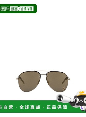 香港直邮Saint Laurent 徽标太阳镜 CLASSIC11M