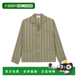 865775Y2N33 条纹睡衣上衣 香港直邮Saint Laurent