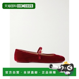 香港直邮Gianvito Rossi 吉安维托 罗西 女士 Carla 天鹅绒玛丽珍