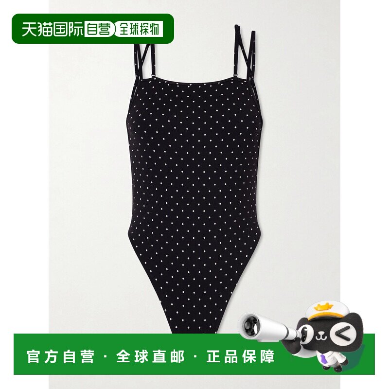 香港直邮Tom Ford 汤姆 福特 女士 波尔卡圆点针织泳衣 SWJ056FAP