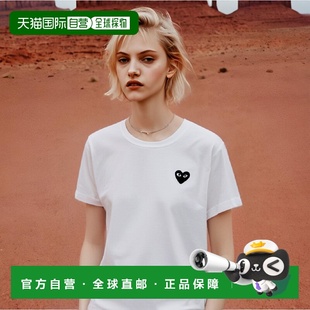 Des T恤 Garcons 徽标细节短袖 AZT0630512 Play 香港直邮Comme