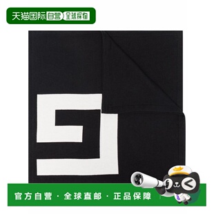 1h可退 香港直邮Givenchy 纪梵希 男士 Scarfs 黑色围巾 GV1414J4