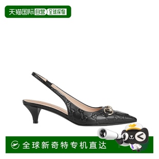 Women 香港直邮马衔扣露跟浅口鞋 crov低跟绑带