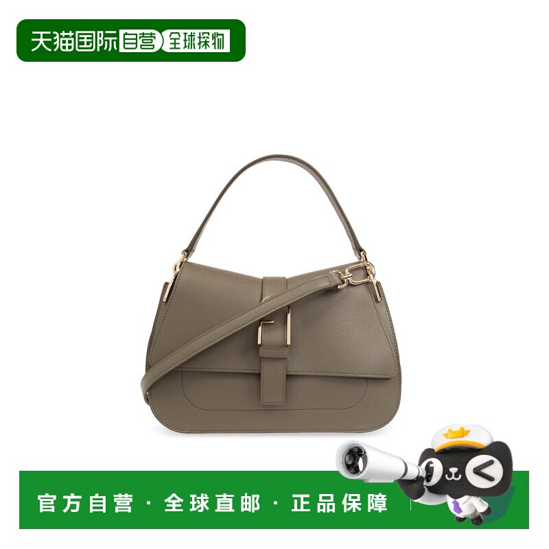 香港直邮FURLA 女士斜挎包 WB00996BX2045SAGE SS2024 绿色 徽标