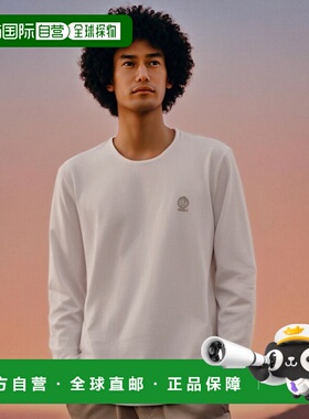 香港直邮Versace 圆领长袖T恤 AUU010071A10011范思哲男装