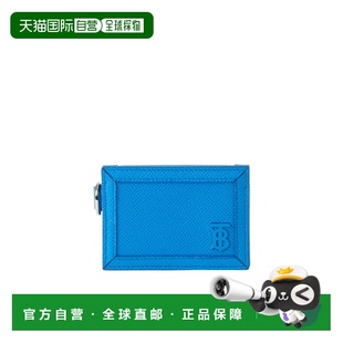 香港直邮Burberry 粒纹 TB 挂带卡夹 卡包80659251博柏利