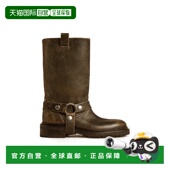 磨边皮质靴子 1h可退 brown棕色 女士 Kurt 香港直邮GOLDEN GOOSE