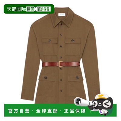 香港直邮Saint Laurent SAHARIENNE翻领衬衫 786334Y9I22