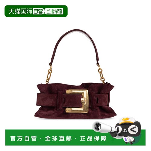 1h可退 香港直邮BALMAIN 女士斜挎包 HN1AE994LSDD3GN AW2026 棕