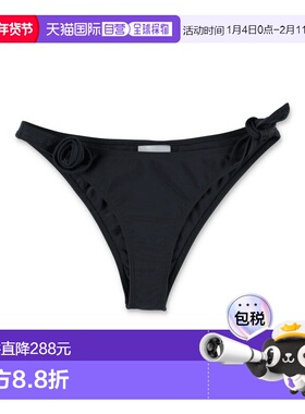 1h可退 香港直邮Coperni 女士 花朵比基尼内裤 COPSW01F5021BBLK