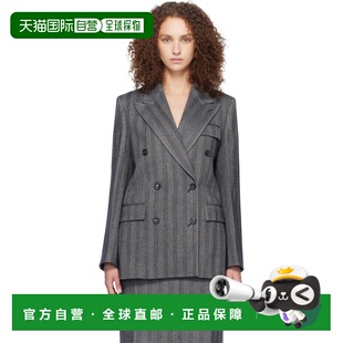 1h可退 香港直邮Salvatore Ferragamo 菲拉格慕 女士 灰色 Oversi