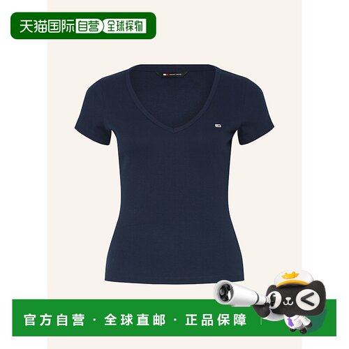 1h可退 欧洲直邮TOMMY JEANS 女士T恤 100164045117000 CO 蓝色 T