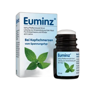 德国Euminz高浓度薄荷油涂抹瓶10Ml发作紧张型头痛快速止疼剂瓶装