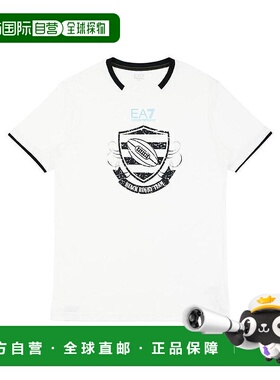 香港直邮EA7 Emporio Armani 徽标圆领T恤 2738225P217短袖阿玛尼