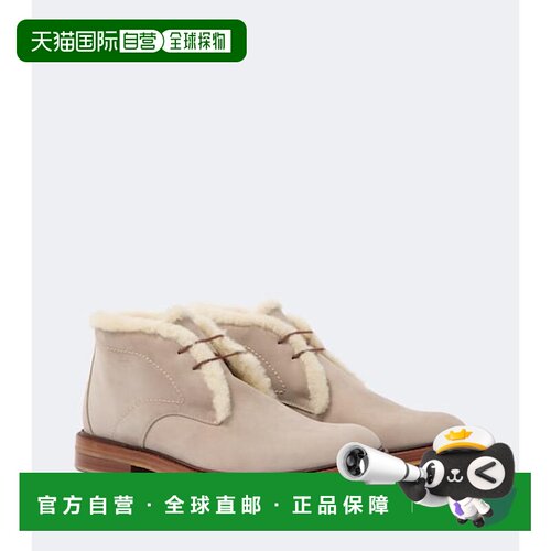 香港直邮MANOLO BLAHNIK 莫罗 伯拉尼克 男士 Keswick 皮毛内里皮
