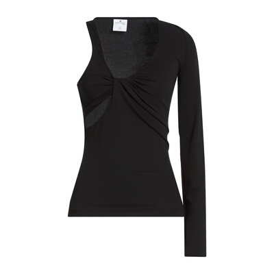 1h可退 香港直邮Courreges 女士 上衣 black黑色 舒适时尚