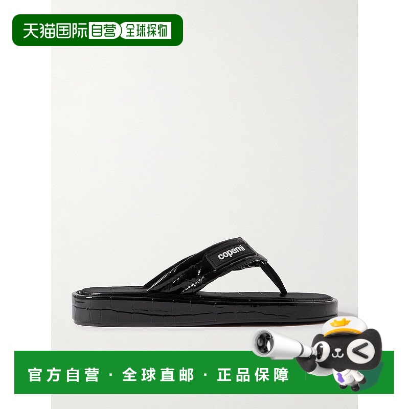 1h可退 香港直邮Coperni 女士 拖鞋 COPSH37838BLACK black黑色