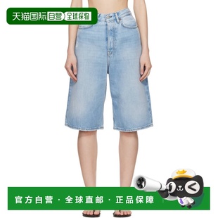 1h可退 香港直邮Acne Studios 艾克妮 女士 蓝色 Loose Fit 牛仔