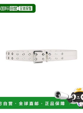 香港直邮GANNI 甘尼 女士 Regular 皮带 grey灰色 舒适时尚