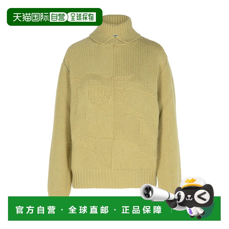 1h可退 香港直邮BURBERRY 女士针织衫 80963381 SS2025 花色 高领