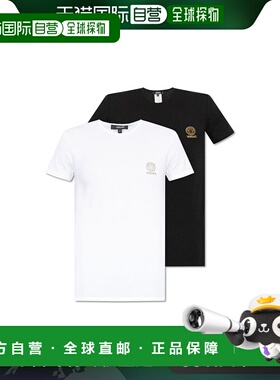 1h可退 香港直邮Versace 范思哲 男士 2 件装圆领 T 恤 AU101931A