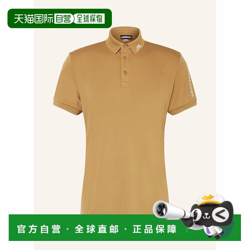 1h可退 香港直邮J LINDEBERG 男士T恤 100170911115000 CO 棕色 P