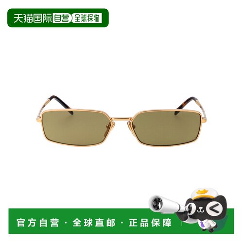 1h可退 香港直邮PRADA 女士眼镜 0PRA60S5AK70G AW2025 金色 0PR