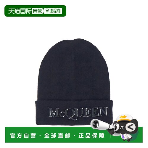 香港直邮ALEXANDER MCQUEEN 男士帽子 6631954201Q1078 AW2023