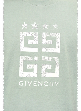 Givenchy 短袖T恤 BM716G3YEL纪梵希印花【付后1h可退】