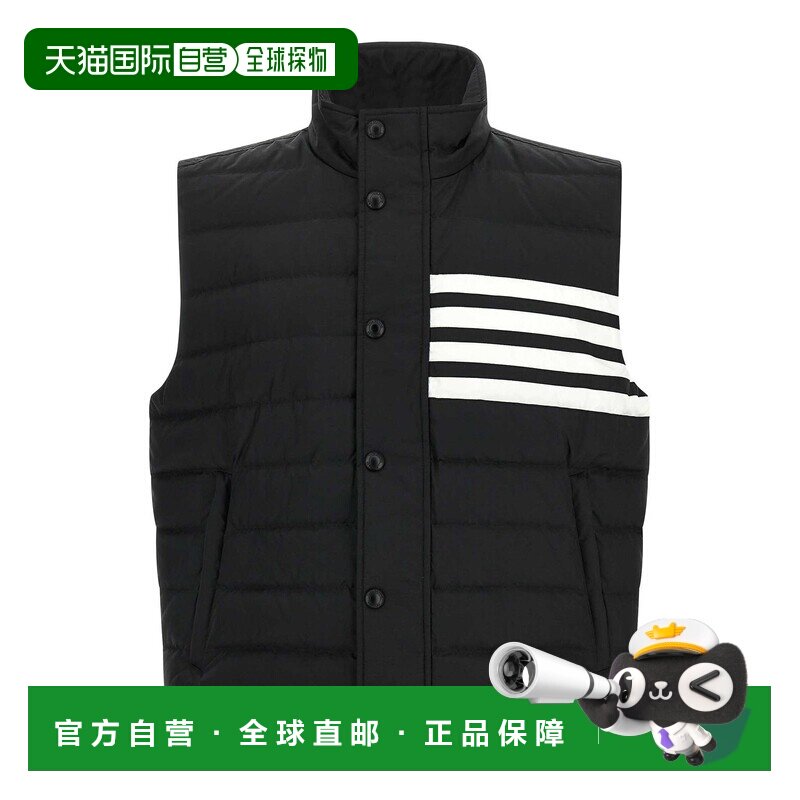 1h可退 香港直邮THOM BROWNE 男士马甲 MVD036XF1095001 CO 黑色
