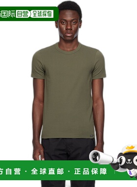 1h可退 香港直邮Tom Ford 汤姆 福特 男士 绿色 T 恤 T4M08104