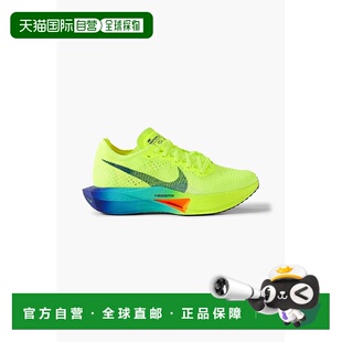 香港直邮Nike 耐克 女士 ZoomX Vaporfly 3 Flyknit 荧光色网纱运
