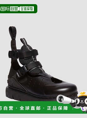 自营欧洲直邮DrMartens马丁大夫 VENT XX01男女通用黑色皮革凉鞋