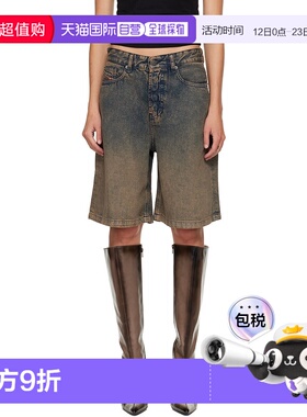 1h可退 香港直邮Diesel 迪赛 女士 蓝色 De-Sire-Short-S 短裤 A1