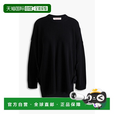 香港直邮valentino 华伦天奴 女士 蝴蝶结羊毛毛衣 B0KC51E8AL0NO