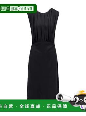 香港直邮Jil Sander 褶皱胸饰无袖吊带连衣裙 J01CT0161J76018