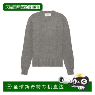 香港直邮Ami 男士 1h可退 Paris HKS057005针织 ADC 净色毛衣