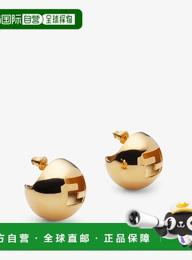 1h可退 欧洲直邮FENDI 芬迪 25秋冬 8AL164B08F0CFK 女士 耳环 FE