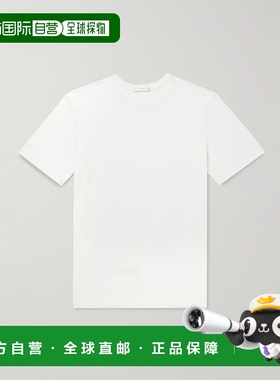 香港直邮1h可退 The Row 男士 Luke 棉针织T恤 120K692 white白色