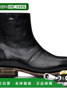 1h可退 香港直邮Our Legacy 男士 黑色 Engine 踝靴 A4247EDB男靴