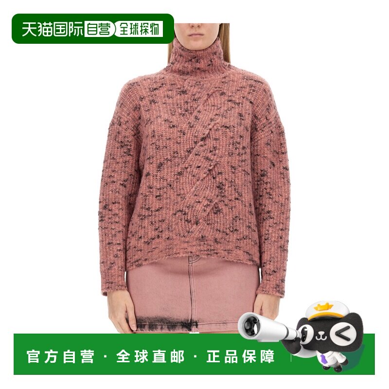 香港直邮MOSCHINO 女士针织衫 090582021199 AW2024 粉红色 长袖