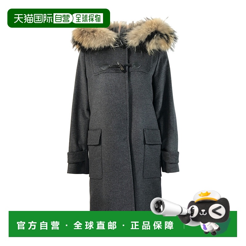 【99新未使用】香港直邮Max Mara 连帽羊毛大衣 6086187906