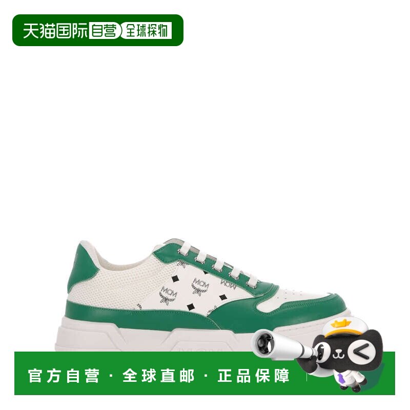 1h可退 香港直邮MCM 男士运动鞋 MEXDASW01J8 SS2024 白色男鞋