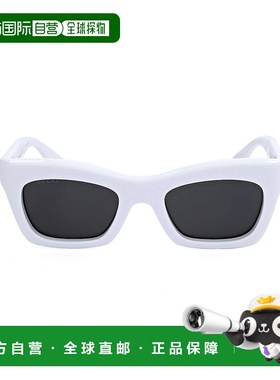 香港直邮Gucci 古驰 女士 几何框太阳镜 GG1773S white白色 舒适
