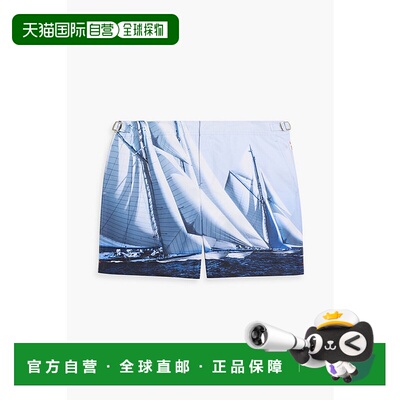 1h可退 香港直邮Orlebar Brown 男士 Bulldog 中长印花泳裤 27712